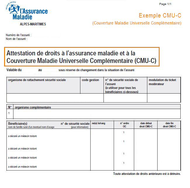 Www Ameli Fr Rubrique Formulaires Renouvellement Cmu